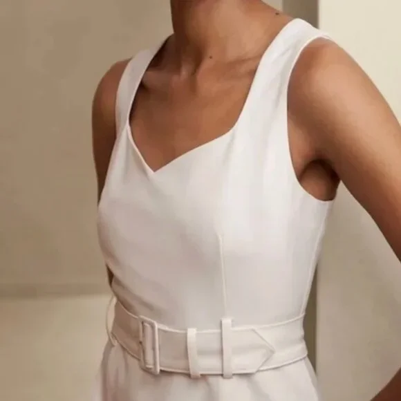 Banana Republic Belted Midi Sheath Dress - Picture 2 of 10